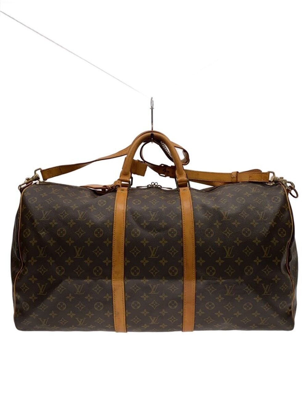 LOUIS VUITTON Keepall Bandouliere Canvas Brown
